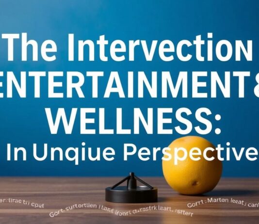 The Intersection of Entertainment and Wellness: A Unique Perspective The Intersection of Entertainment and Wellness: A Unique Perspective